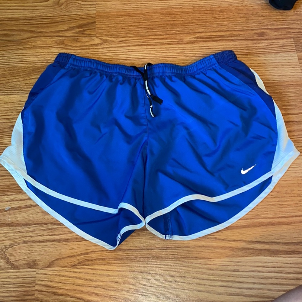 Royal blue running Nike shorts